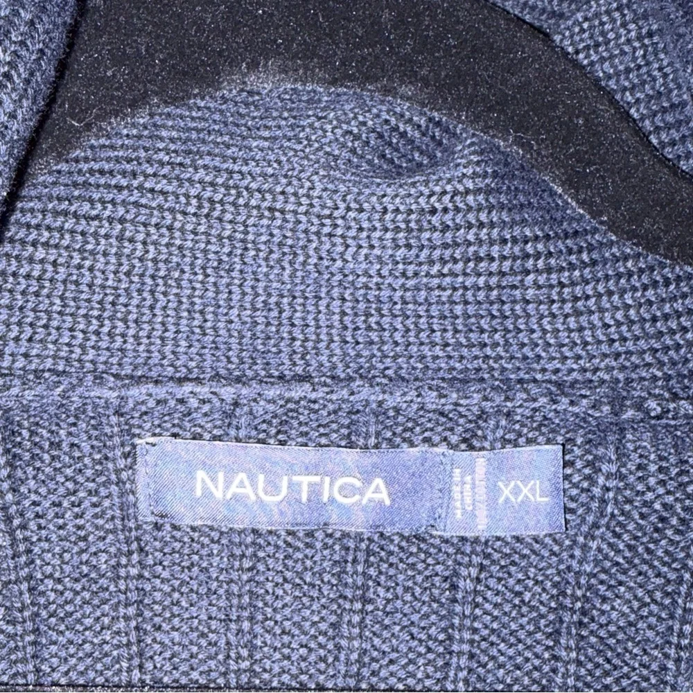 Nautica Men’s Navy Blue Shawl Cardigan NWOT Size XXL